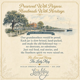 The Lady May brand story – handmade Southern preserves from Ocean Springs, Mississippi, established 2020