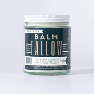Unscented Tallow Balm - All Natural Grass Fed Beef Tallow Moisturizer